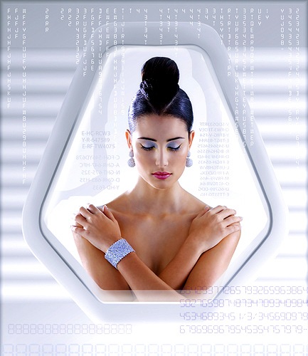Digital Portrait photography of fashion model Digital Portrait photography of fashion model