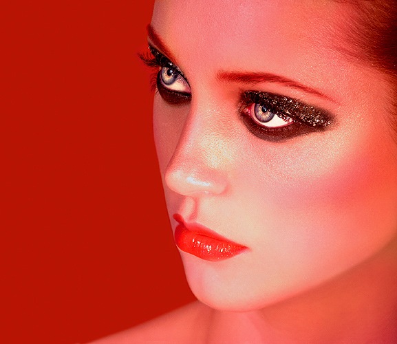 Model with beautiful Makeup Model with beautiful Makeup