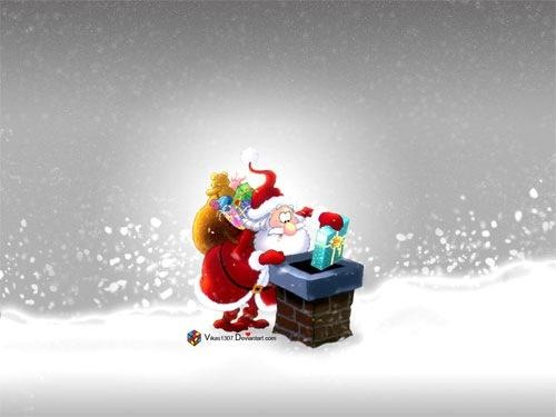 Santa Claus in Winter Santa Claus in Winter