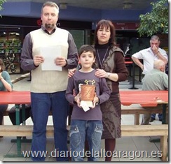  Marcos Escartín, 1º clasificado sub-10.