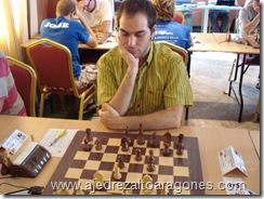 Joaquín Antolí "Chiqui" frente al GM. Julen Arizmendi