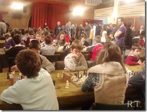 Otro momento de las partidas en juego.