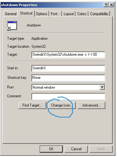 Customize-Shutdown-Icon