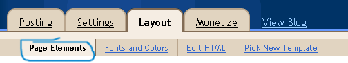 Blogger Layout Page Elements Blogger Layout Page Elements