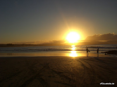 Sunset in Byron Bay