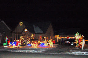 House with lights