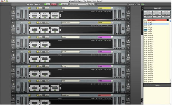 Waves MultiRack szoftver plugin host hangosításhoz
