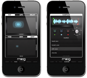 Moog Filtatron iPhone app screenshot