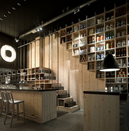 mazzo restaurant amsterdam interior design contemporary wood