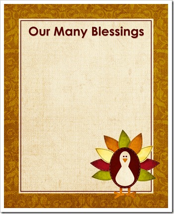 Our Many Blessings - Sprik Space