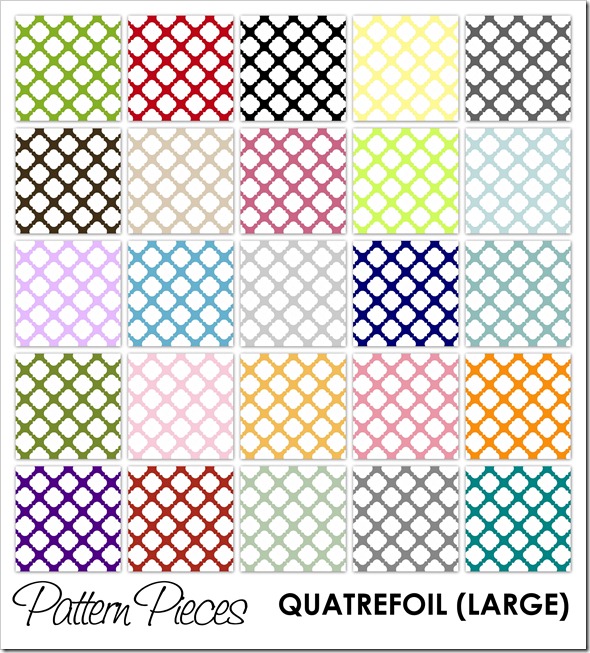 IMAGE - Pattern Pieces - Quatrefoil (Large)