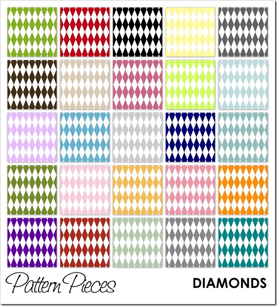 IMAGE - Pattern Pieces - Diamonds