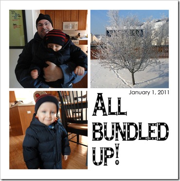 All bundled up! - January 1, 2011