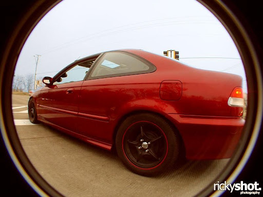 '97 Built Civic EX Candy Red Project Car Cheap