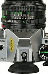 Visor Canon AE-1 PROGRAM_visto de cima_