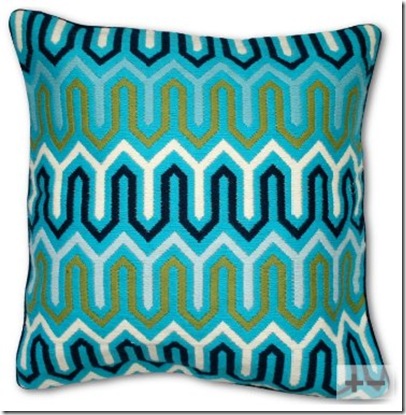 Jonathan Adler Bargello Chevron Pillow in Bargello
