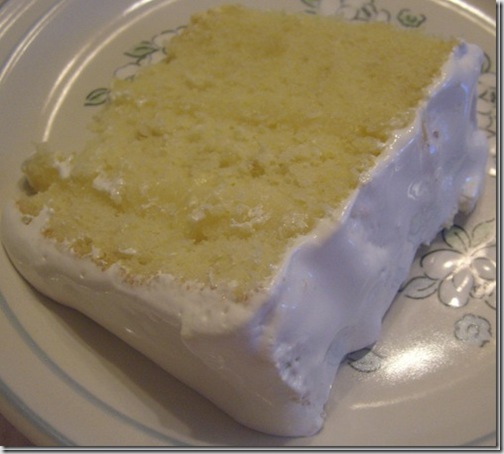 Lemon Gold Cake slice