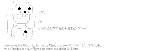 クマのふりをするのも疲れたクマー