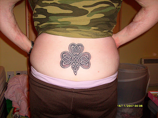 Celtic shamrock tattoos