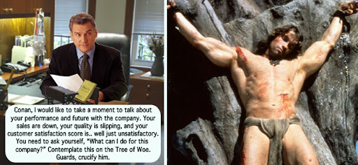 Link to Conan The Barbarian gets his performance review (PIC)