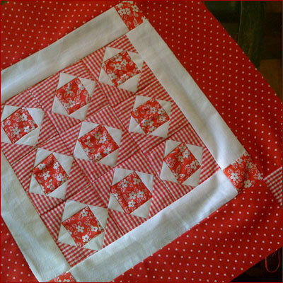 Patchwork vermelho Patchwork vermelho
