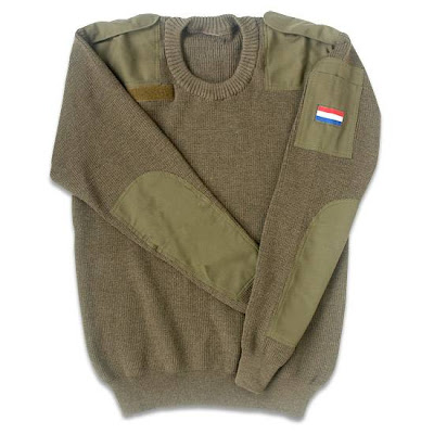 Dutch Commando Sweater New Small OD Green New Production Imported  100%  Wool  Washable.jpeg