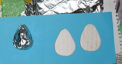 Пасхальные яйца из фольги