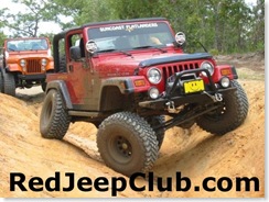 red jeep