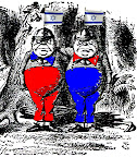 Thumbnail image for American Democracy: Pro-Israel Tweedledum And Tweedledee