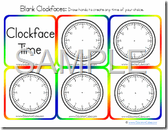 Blank Clockfaces