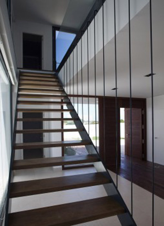 Summer Home Design Interior Wooden Stairs