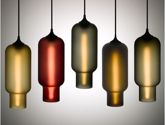 Modern Blown Clear Glass Pendant Light clear blown glass mini pendant light