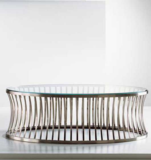 Modern Glass and Stone Cavea Tables Home Furniture Collection