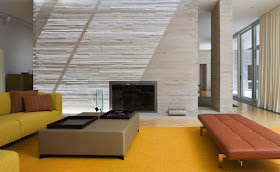 Modern Architectural Stone Wall House Design Interior Decorating modern stone house interior design decorating