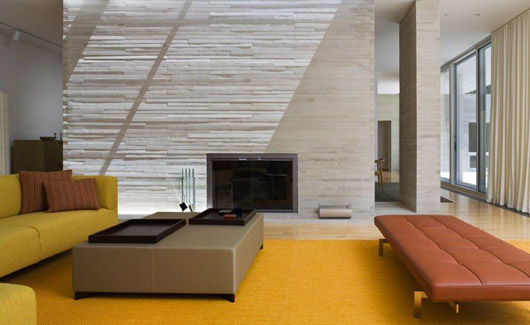 Modern Architectural Stone Wall House Design Interior Decorating modern stone house interior design decorating