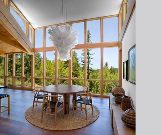 wooden house design interior dining room