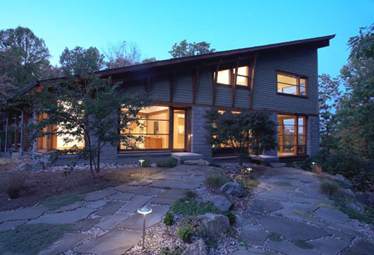 Sustainable Cottage Mountain Home Design Modern Courtyard Ideas cottage mountain home design courtyard ideas