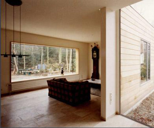 Minimalist Bungalow House Design Wooden Architecture - Living Room minimalist wooden bungalow house living room