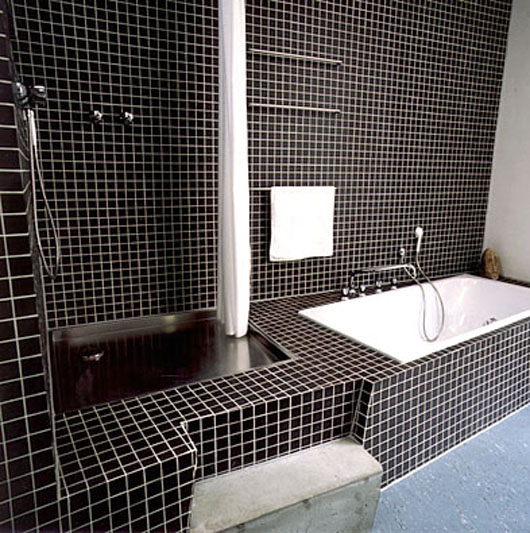 Extention Design Contemporary Apartment Decorating Inspiration - Bathtub and Shower contemporay apartment design bathtub and shower