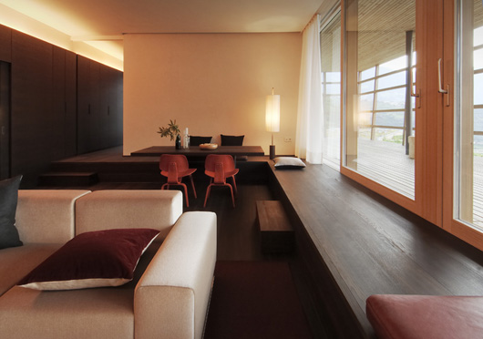 Mountain Home Decorating Architecture Design Glass Residence - Breakfast Room mountain house design interior breakfast room