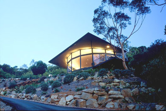 Semi Circular Wall Of Glass Design Architecture Hill House Decorating