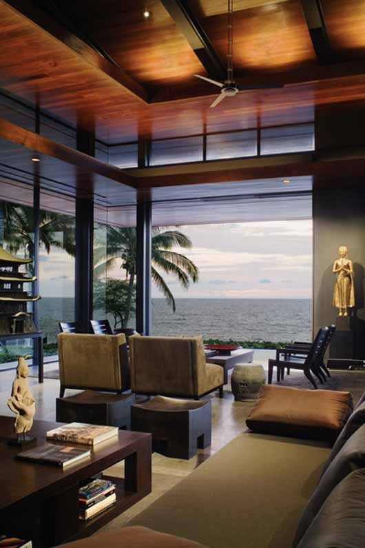 Tropical Design Modern Beach House Decorating Ideas - Living Room modern beach house design living room