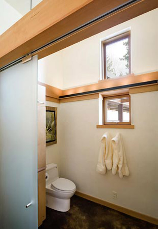 Curved Roof Design Modern Home With Garden Decorating - Toilet glass home design interior decorating toilet