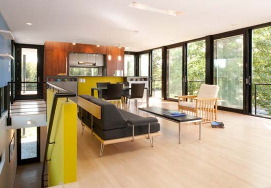 Living Spaces Elevated Design Prefab Home Decorating Ideas - Living Room prefab home design living room ideas
