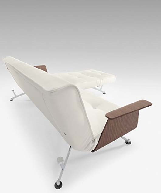Modern Sofa Bed Design Interior Furniture With Walnut Arms leather sofa design interior furniture ideas