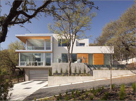 Luxury Home Design With Modern Outdoor Swimming Pool Decorating