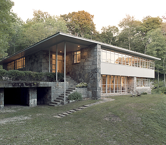Stone And Glass Design Architecture Modern Family Home Decorating
