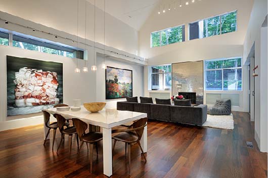 Single Family Residence Decorating Traditional House Design Living and Dining Room traditional home design living and dining room
