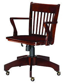 ANTIQUE DESK CHAIR - SHOPWIKI