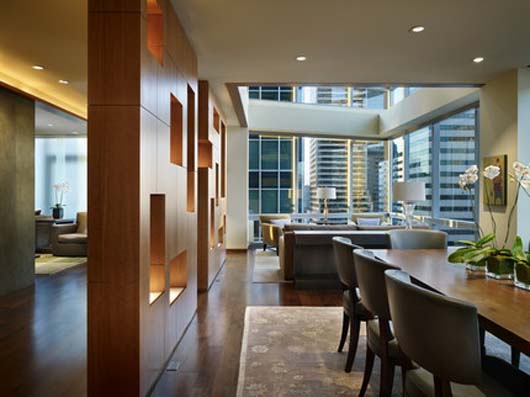 Suburban House Architecture Design Modern Interior Decorating Dining Room home interior design wooden dining room